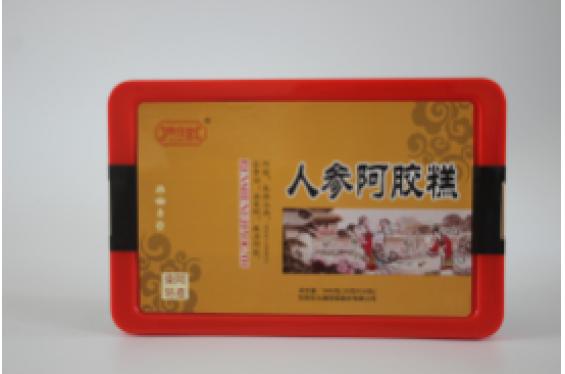 东阿 胶年堂阿胶糕（人参型）500g（10g*50块）/盒 塑料盒装