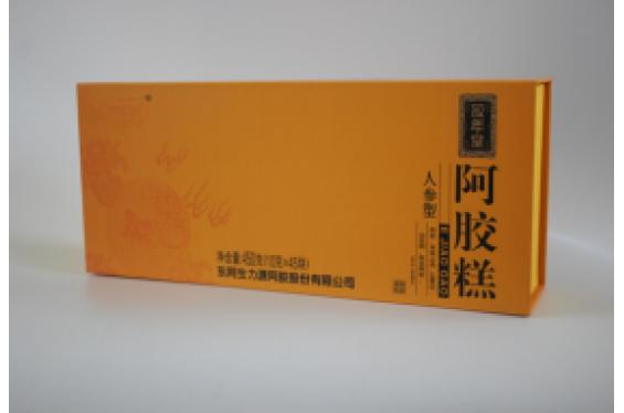 东阿 胶年堂阿胶糕（人参型）450g（10g*45块）/盒 仿木盒装