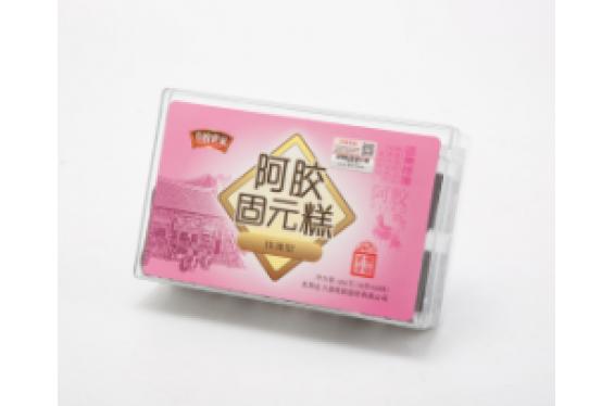 东阿 皇胶世家阿胶固元糕(玫瑰型) 500g（10g*50块）/盒 塑料盒装